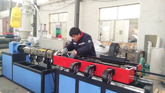 Good price PP PE Single Wall Corrugated Conduit Pipe Extrusion Line  High Temperature Resistant online