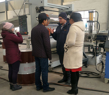 Good price PVC WPC Crust Foam Board Making Machine , WPC Plastic Furniture Foam Board Production Line online