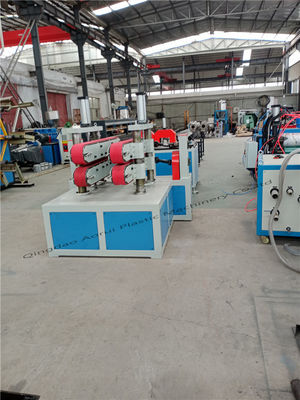 Good price PVC Two Cavity Conduit Extrusion Line 12 - 63mm Double Outlet Pipe Making Machine online
