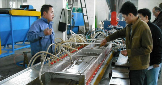 Good price 380V Plastic Profile Production Line , Wood Foamed Pvc Profile Extrusion Line / Process online