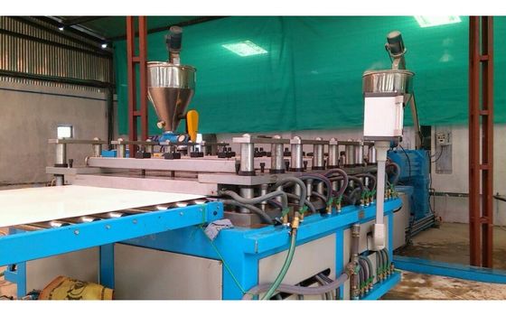 Good price Professional Double Conical Screw WPC Foam Board Machine / Extruder online