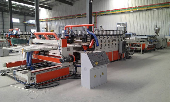 Good price Wood Plastic Double Screw Extruder , Foam Board Extrusion Line online