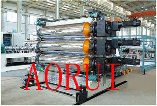 Good price Twin Screw PVC Plastic Sheet Extruder , Food Package Plastic Sheet Extrusion Machine online