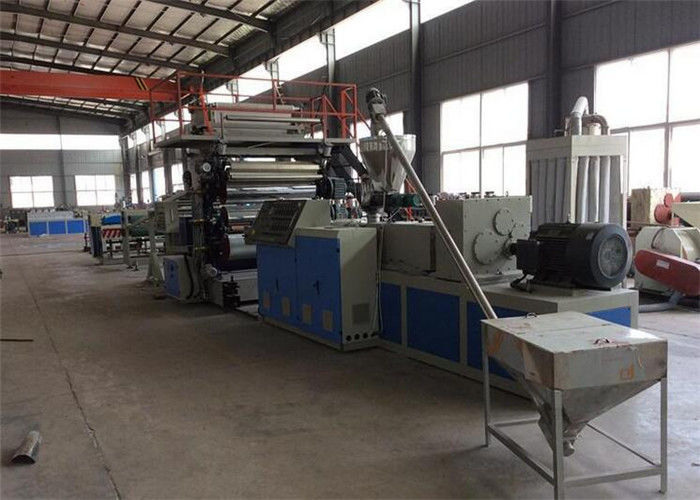 PVC Plastic Sheet Extrusion Line , Plastic PVC Sheet Production Line