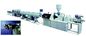 Two Screw Plastic Extrusion Line , PP PE Twin Pipe Extruder With Siemens Motor