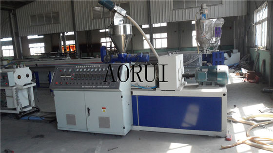 Good price UPVC Plastic Pipe Double Screw Extruder Machine for Water Supply , CPVC Pipe Extrusion Line online