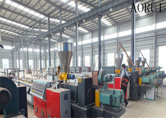 Good price Window Frame Outdoor Profile Machinery Wood Plastic Machine 600V online