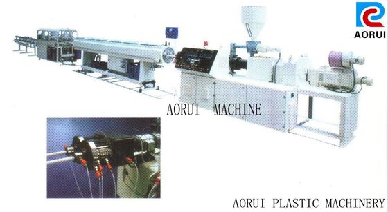 Good price Carbon Spiral Reinforcing Plastic Pipe Extrusion Line , PE Pipe Plastic Extrusion Machine online