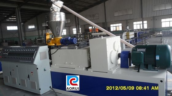 Good price 50hz Window Plastic Profile Extrusion Line , PVC WPC Plastic Profile Extruder Machine Profile Making Machine online