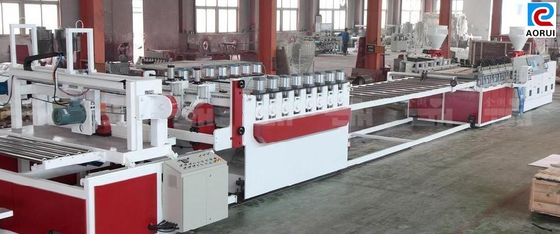 Good price PVC Wood Plastic Decoration Foamed Plate Machine , PVC Foam Board Machine For Toilet online