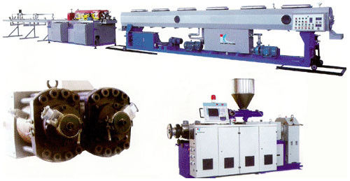 Good price PVC Plastic Pipe Extrusion Line , PVC Twin Pipe Machine Plastic / Extruder online