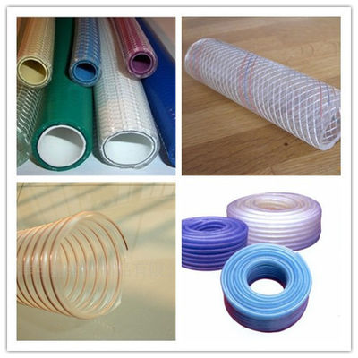 Good price PVC Fiber Reinforced Horse Plastic Pipe Extrusion Line with Double screw extruder online