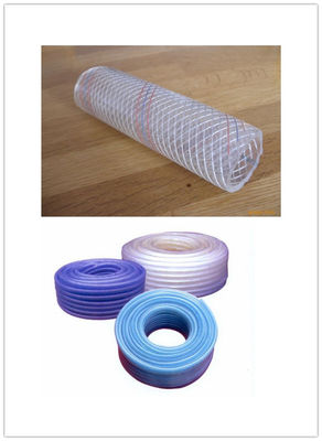 Good price PVC Fiber Enhancing Soft Gridding Pipe Extruder Machines Twin Screw Extruder online