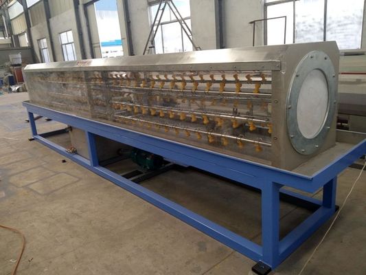 Plastic HDPE PE Water Supply Pipe Extrusion Line With Single Screw Extruder