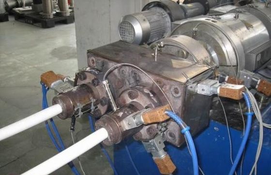 Good price Plastic Pipe Manufacturing Machine Single Screw PP/PE Twin Pipe Extruder online