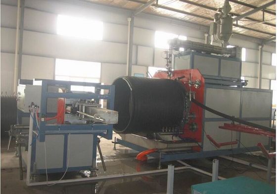 Good price PVC Sprial Plastic Pipe Extrusion Line , Double Screw PVC Sprial Pipe Making Machine online