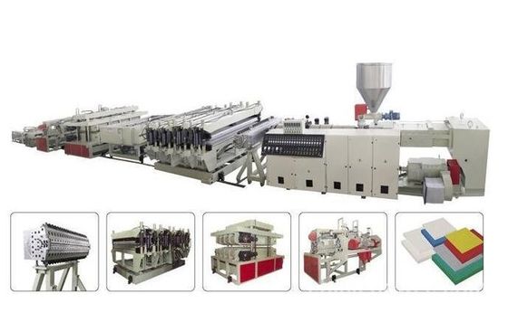 Good price High speed WPC Furniture Wood Board Double Screw Extruder stable running online
