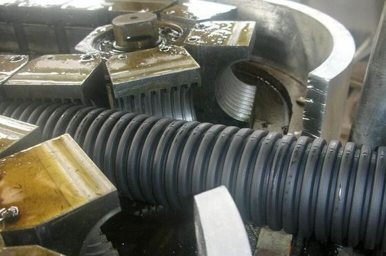 Good price PE Screw Single Wall Corrugated Plastic Pipe Extrusion Line high speed online
