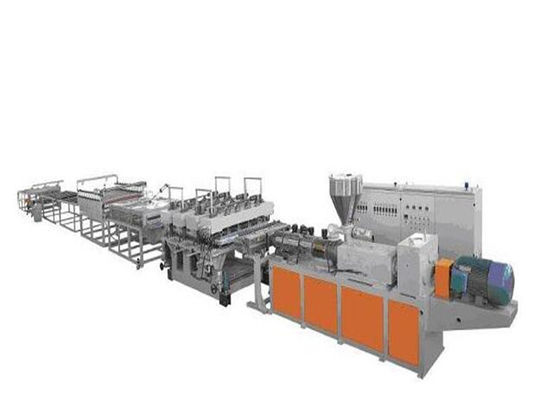 Good price Plastic Board Making Wpc Extrusion Machine / Fouble Screw Board Extruder online