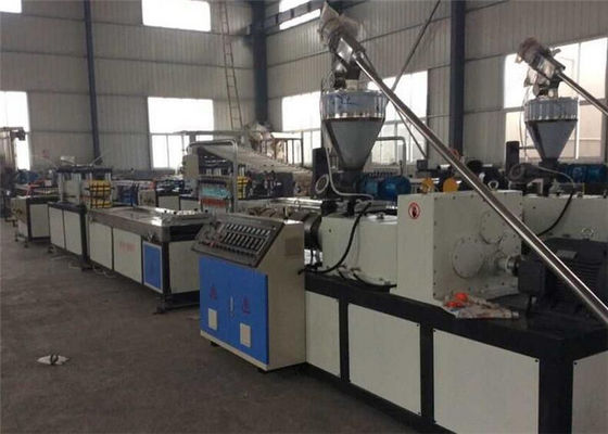 Good price Wood Plastic Profile Production Plastic Extruder Machine , Plastic Extrusion Equipment online