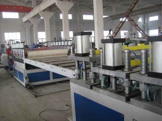 Good price Twin Screw WPC Contruction Template Extruson Line , Construction Template Extruder online