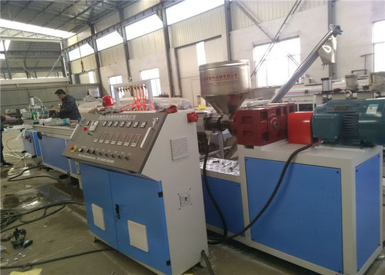 Good price Plastic Profile Extrusion Line With Conical Twin Screw Extruder , PVC Window Profile Machinery online