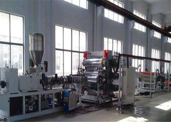 Good price Hollow Grid Plastic Sheet Extrusion Line , Double Screw PP / PE Sheet Extrusion Machinery online