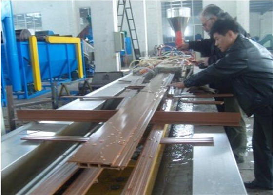 Good price Professional WPC Profile Production Line / Plastic Profile Extrusion Line online