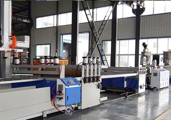Good price Double Screw PVC Foam Board Machine PVC Wood Plastic Board Extrusion Line online