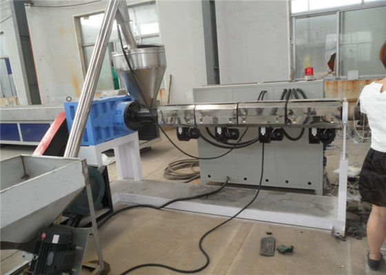 Good price Plastic Profile Making Machine , Conical Twin Screw Extruder PVC Window Plastic Profile Extrusion Line online