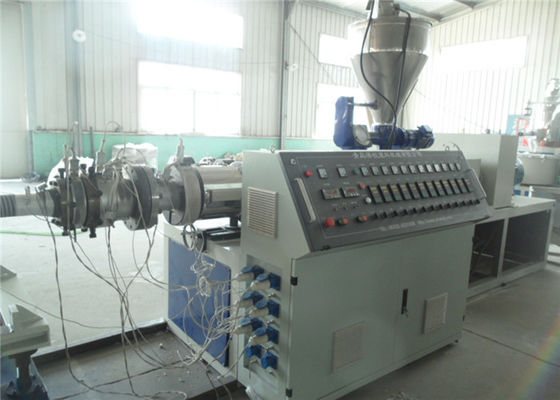 Good price Low Noise PE Plastic Pipe Extrusion Line With Saw Blade Cutting online