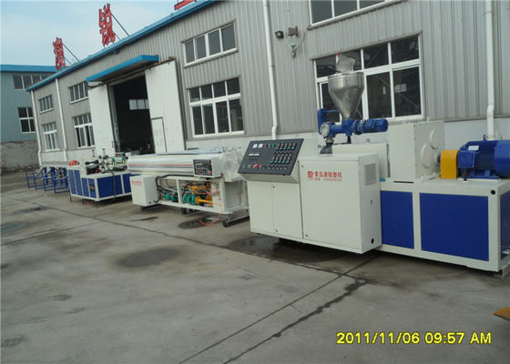 Good price Twin Pipe PE PVC Extursion production Line  For Architectural Pipe , PVC Twin Screw Pipe Making Machinery online