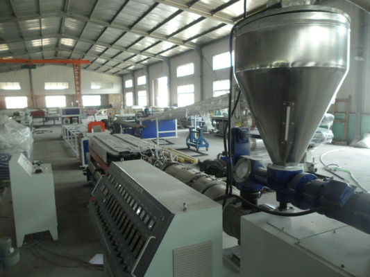 25000N Twin Screw 315mm Plastic PVC Pipe Making Machine