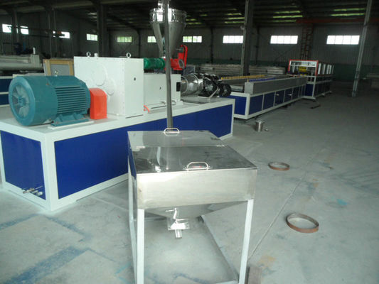 Good price Twin Screw Design Plastic WPC PVC Profile Extrusion Line For Decking Floor Fence online