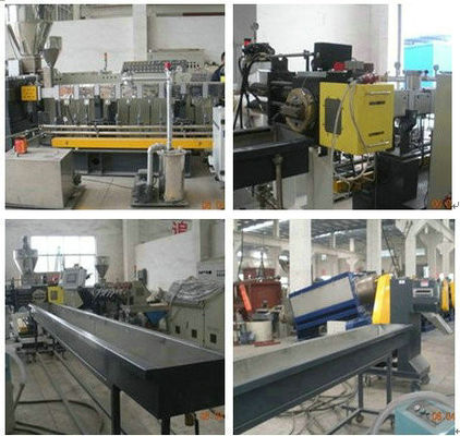 Good price PET Waste Plastic Granule Twin Screw Extruder , PET Bottle Flakes Pellet Machinery online