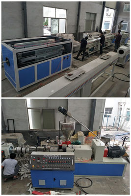 Good price 50mm To 160mm PVC Pipe Production Line, Conical Twin Screw Plastic Pipe Extruder online