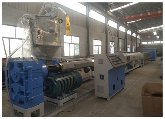 High Production Speed HDPE LDPE Pipe Extrusion Line Easy Operate and Maintenance