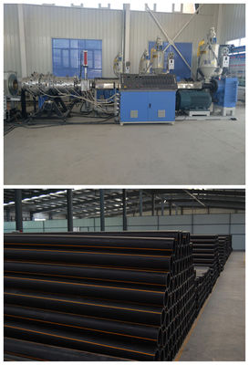Single Screw PP RPE PE Pipe Extruder With Omron Temperature Contrller