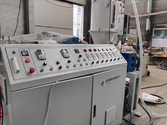 Automatic PE Corrugated Pipe Making Machine For Drainage Systems, SJ65/33 HDPE Corrugated Pipe Extruder Machine