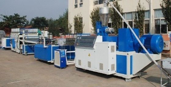 Good price PVC Furniture Foam Board Machine , Automatic Double Conical Screw Extruder online
