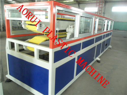 Good price WPC Wall Panel / Decking Plastic Profile Extrusion Line 160-280kg/h online