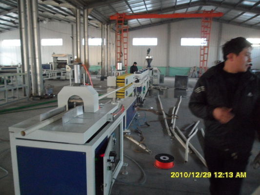 Good price Single Screw HDPE Plastic Pipe Extrusion Line 220v / 380v High Twist Torque online