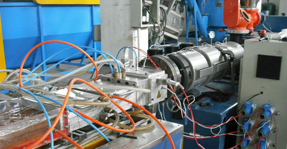 Good price Twin Screw Extruder Small Plastic PVC Profile Extrusion Line For Skirting Wall Corner online