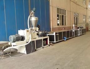 Good price WPC Production Line , W 600-1250mm PVC Door Plate Extrusion Line online