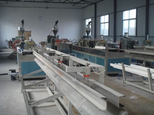 Good price Automatic Wood Plastic Composite Extrusion Line , Two Screw WPC Extruder online