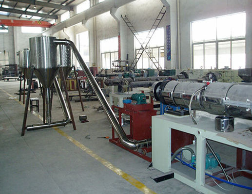 Good price PVC Double Screw Granulating Machine , Hot Cutting Pelletizing Extrusion Line online