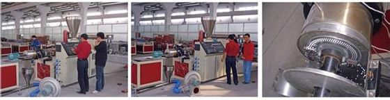 Good price PVC Hot Cutting Granule Twin Screw Extruder , Plastic Pellet Extrusion Machinery online