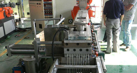 Good price PET Parallel Screw Plastic Granules Machine  , Film Pelletizing Extrusion Line online