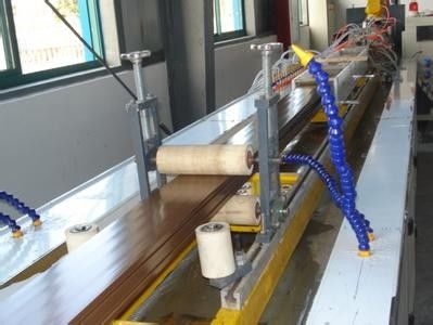 Good price WPC Guardrail Profile Extrusion Line , Chair Profile Extruder online