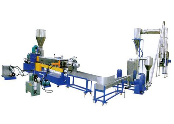 Good price Two Step Recycled Non-woven Granule Plastic Extrusion Machine , Recycled Film Plastic Extruder online